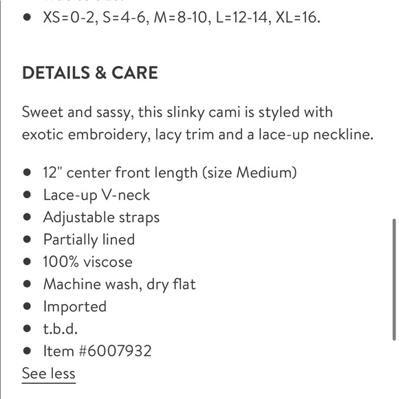 Free People Jenna Embroidered Cami - Picture 7 of 7